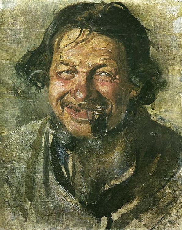 Michael Ancher den leende lars gaihede Germany oil painting art